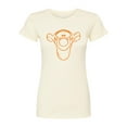 thumbnail image 1 of Disney - Tigger Sketch - Juniors Fitted Graphic T-Shirt, 1 of 4
