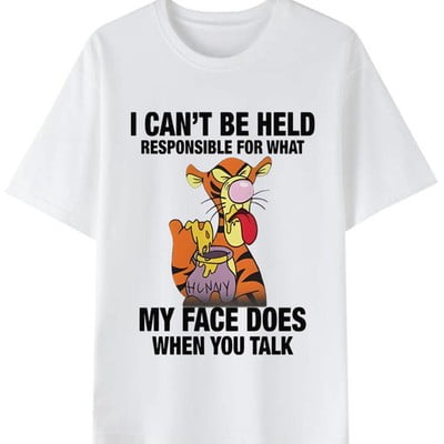 Disney Tigger T-shirt I Can't Be Held Classic Disney Cartoon Tee Unisex S-5XL