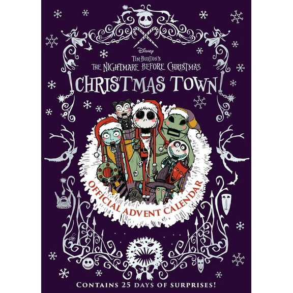 Disney Tim Burton's the Nightmare Before Christmas Christmas Town: Official Advent Calendar, (Paperback)