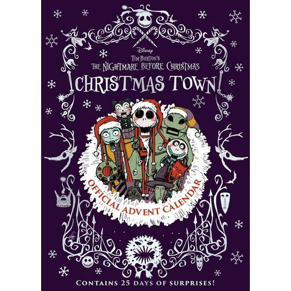 Disney Tim Burton's the Nightmare Before Christmas Christmas Town: Official Advent Calendar, (Paperback)