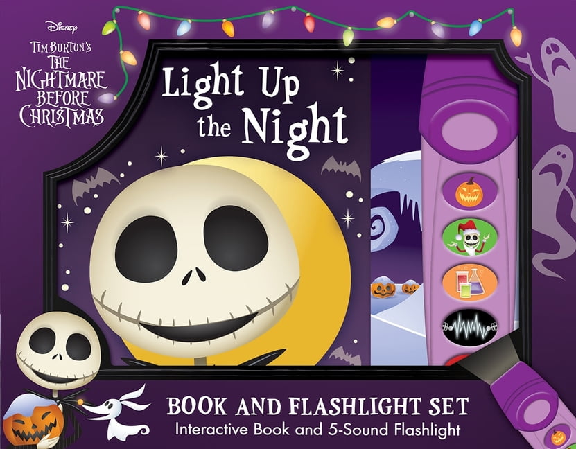 Disney Tim Burton's the Nightmare Before Christmas: Light Up the Night Book and 5-Sound Flashlight Set, (Paperback)