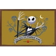 thumbnail image 1 of Disney Tim Burton's The Nightmare Before Christmas - All Hail Wall Poster, 14.725" x 22.375", Framed, 1 of 5
