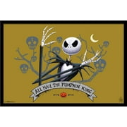 Disney Tim Burton's The Nightmare Before Christmas - All Hail Wall Poster, 22.375" x 34", Framed
