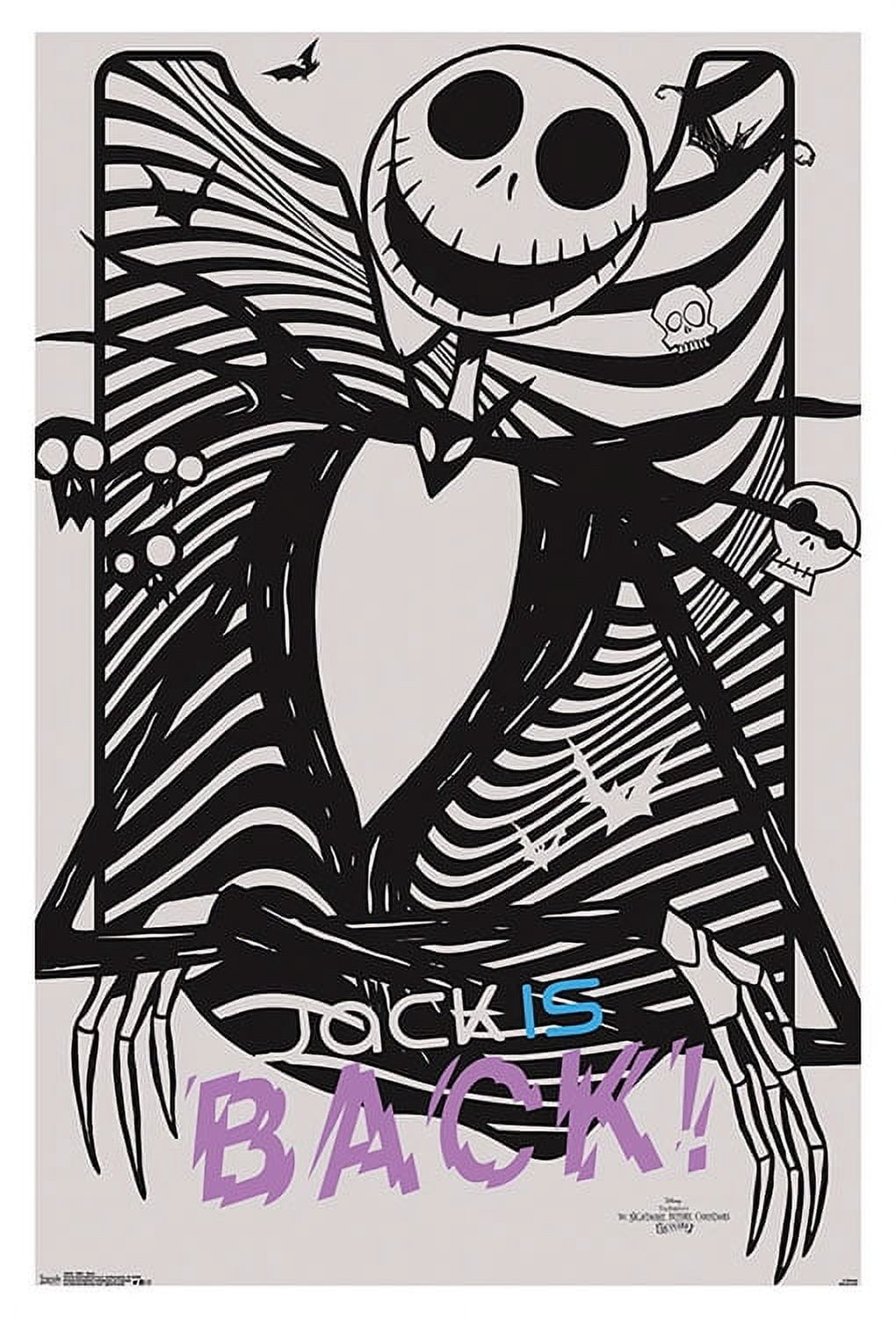 Disney Tim Burton's The Nightmare Before Christmas - Back Wall Poster ...