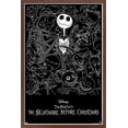 thumbnail image 1 of Disney Tim Burton's The Nightmare Before Christmas - Black and White Wall Poster, 14.725" x 22.375", Framed, 1 of 3