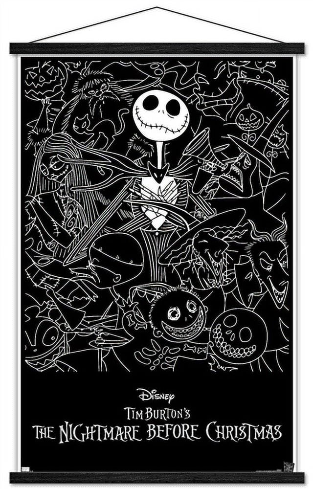 Disney Tim Burton's The Nightmare Before Christmas - Black and White ...