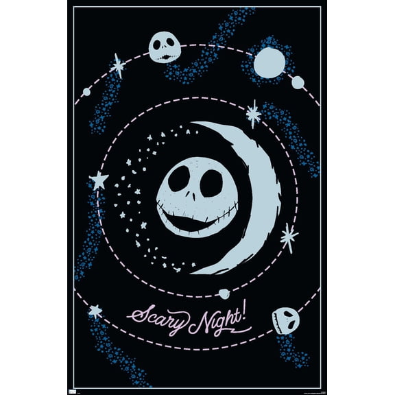 Disney Tim Burton's The Nightmare Before Christmas - Celestial Jack Wall Poster, 22.375" x 34"