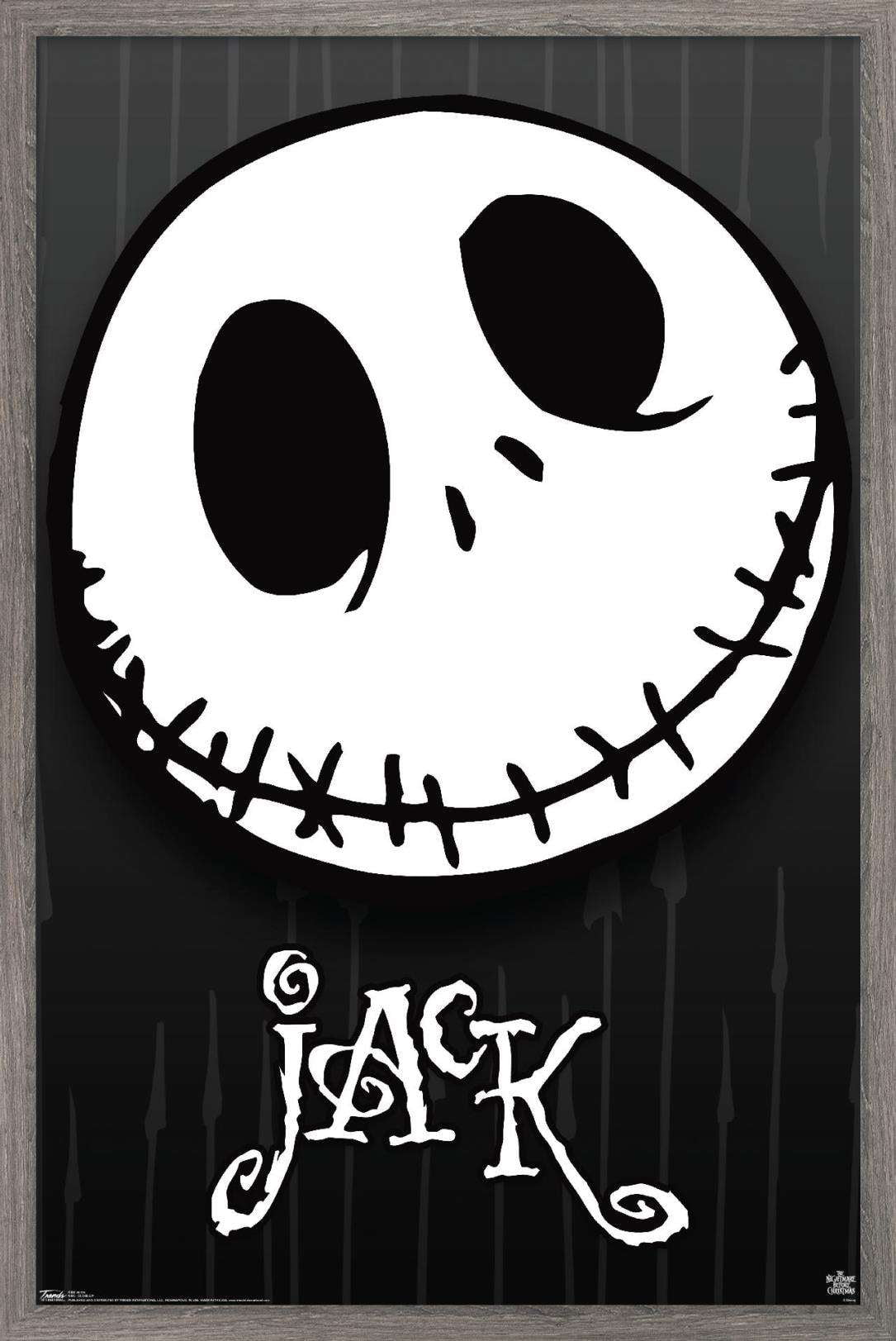 Disney Tim Burton's The Nightmare Before Christmas - Close-Up Wall Poster, 22.375" x 34", Framed