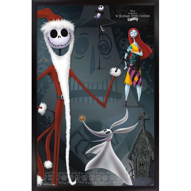 Disney Tim Burton's The Nightmare Before Christmas - Collage Wall ...