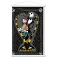 thumbnail image 1 of Disney Tim Burton's The Nightmare Before Christmas - Couple Wall Poster with Magnetic Frame, 22.375" x 34", 1 of 5