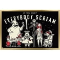 thumbnail image 1 of Disney Tim Burton's The Nightmare Before Christmas - Everybody Scream Wall Poster, 22.375" x 34", Framed, 1 of 3