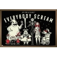 thumbnail image 1 of Disney Tim Burton's The Nightmare Before Christmas - Everybody Scream Wall Poster, 22.375" x 34", Framed, 1 of 3