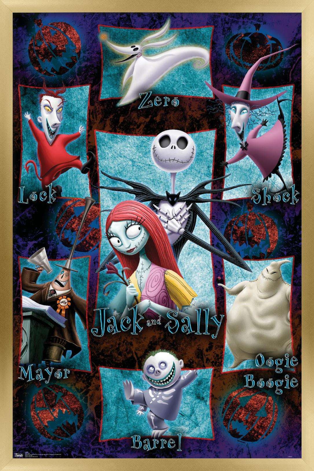 The Nightmare Before Christmas Composite Movie Coloring Poster for Adults  Kids Family Doodle Art Poster 18x24 inch - Poster Foundry