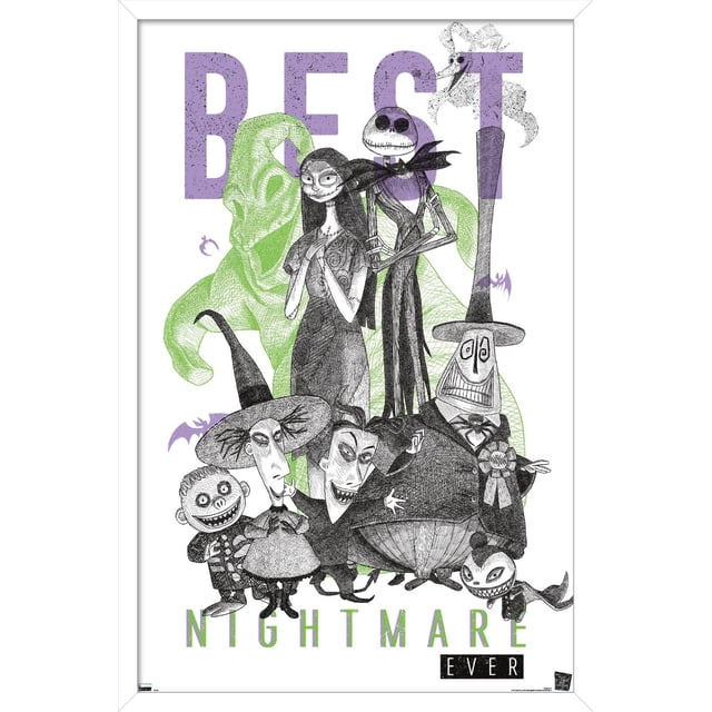 Disney Tim Burton's The Nightmare Before Christmas - Group Sketch Wall ...