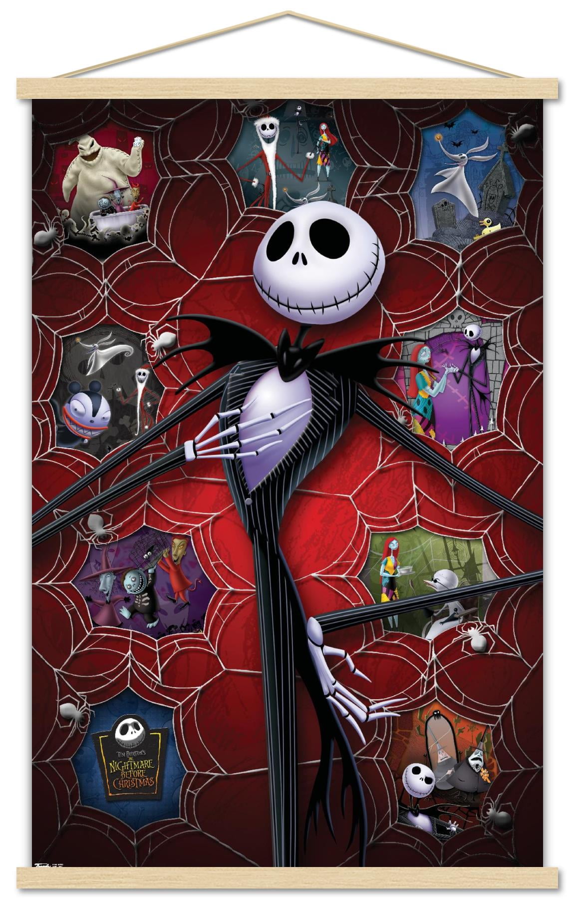 8.5 X 11 Halloween Door Art Print the Nightmare Before 