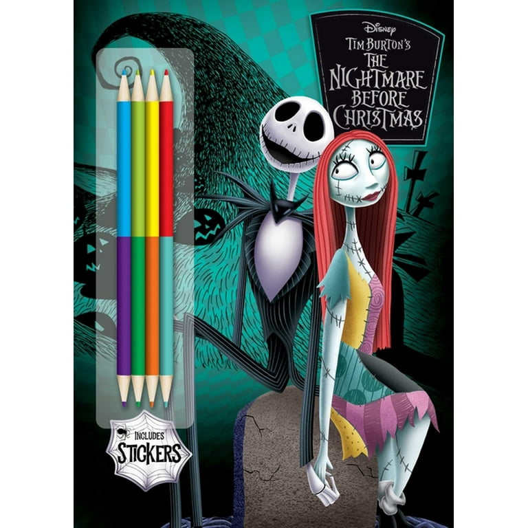 Disney Tim Burton's The Nightmare Before Christmas Word Search and Coloring Book [Book]