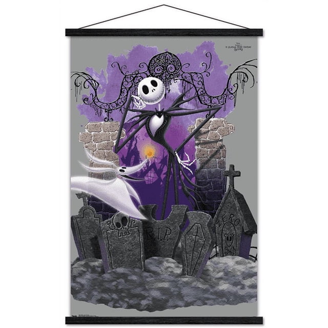 Disney Tim Burton's The Nightmare Before Christmas - Jack And Zero Wall ...