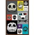 thumbnail image 1 of Disney Tim Burton's The Nightmare Before Christmas - Jack Grid Wall Poster, 22.375" x 34", Framed, 1 of 3