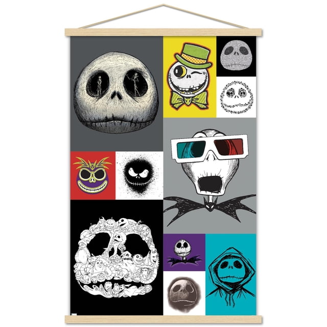 Disney Tim Burton's The Nightmare Before Christmas - Jack Grid Wall ...