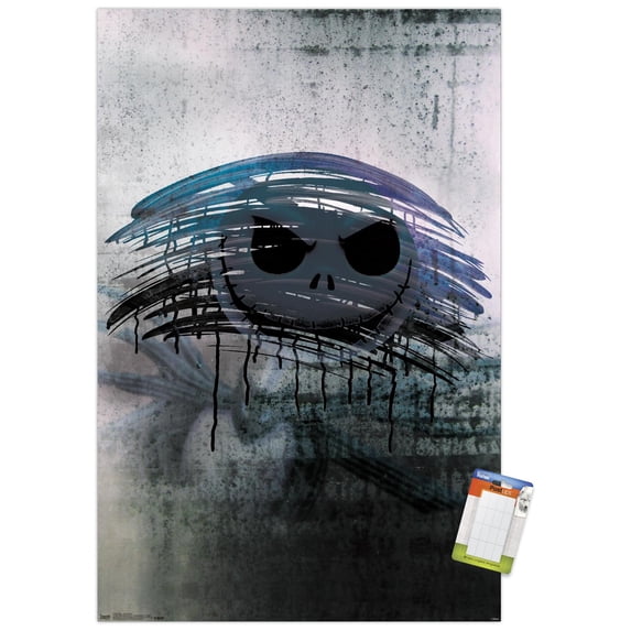 Disney Tim Burton's The Nightmare Before Christmas - Jack Mirror Wall Poster, 22.375" x 34"