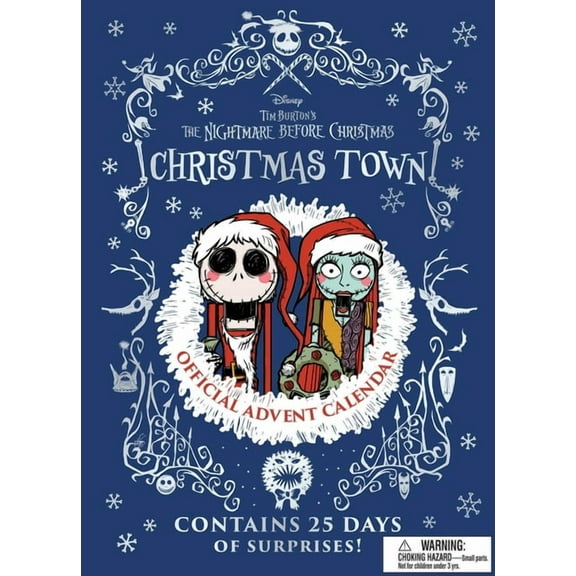 Disney Tim Burton's the Nightmare Before Christmas (Jack and Sally Edition): Official Christmas Town Advent Calenda, (Paperback)
