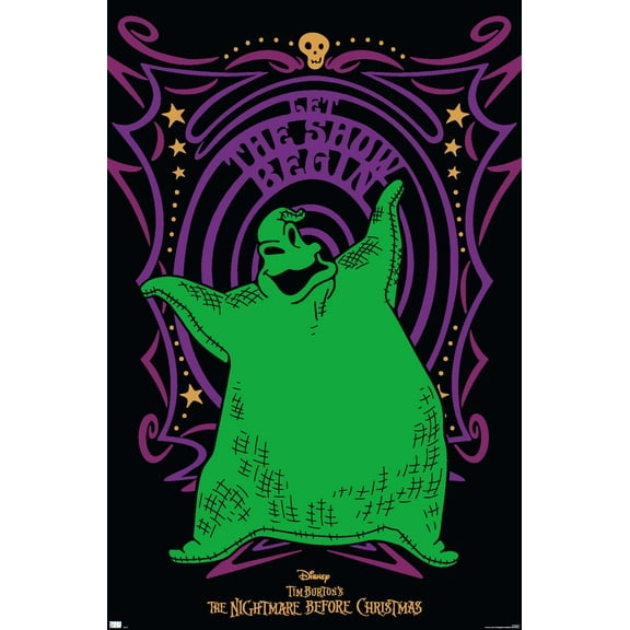 Disney Tim Burton's The Nightmare Before Christmas - Let The Show Begin Wall Poster, 22.375" x 34"