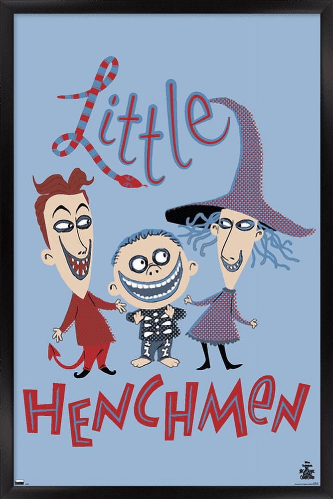 Disney Tim Burton's The Nightmare Before Christmas - Little Henchmen Wall Poster, 14.725" x 22.375" Framed