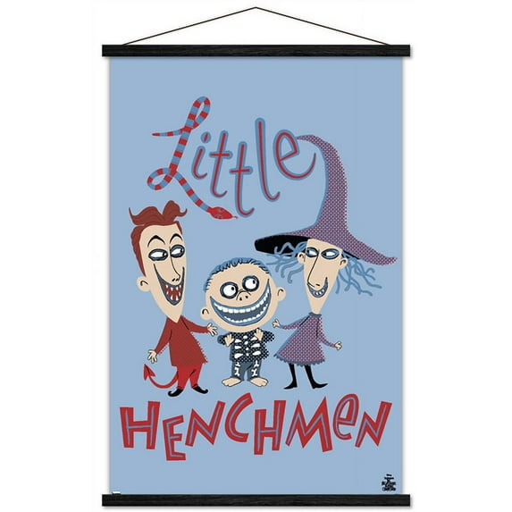 Disney Tim Burton's The Nightmare Before Christmas - Little Henchmen Wall Poster with Magnetic Frame, 22.375" x 34"
