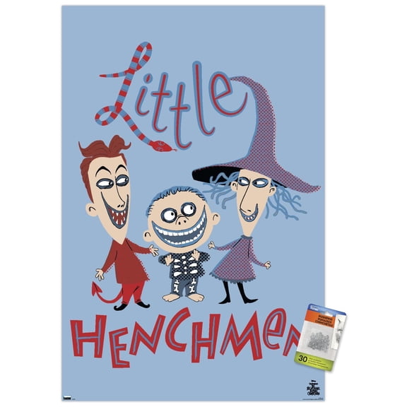 Disney Tim Burton's The Nightmare Before Christmas - Little Henchmen Wall Poster with Pushpins, 22.375" x 34"