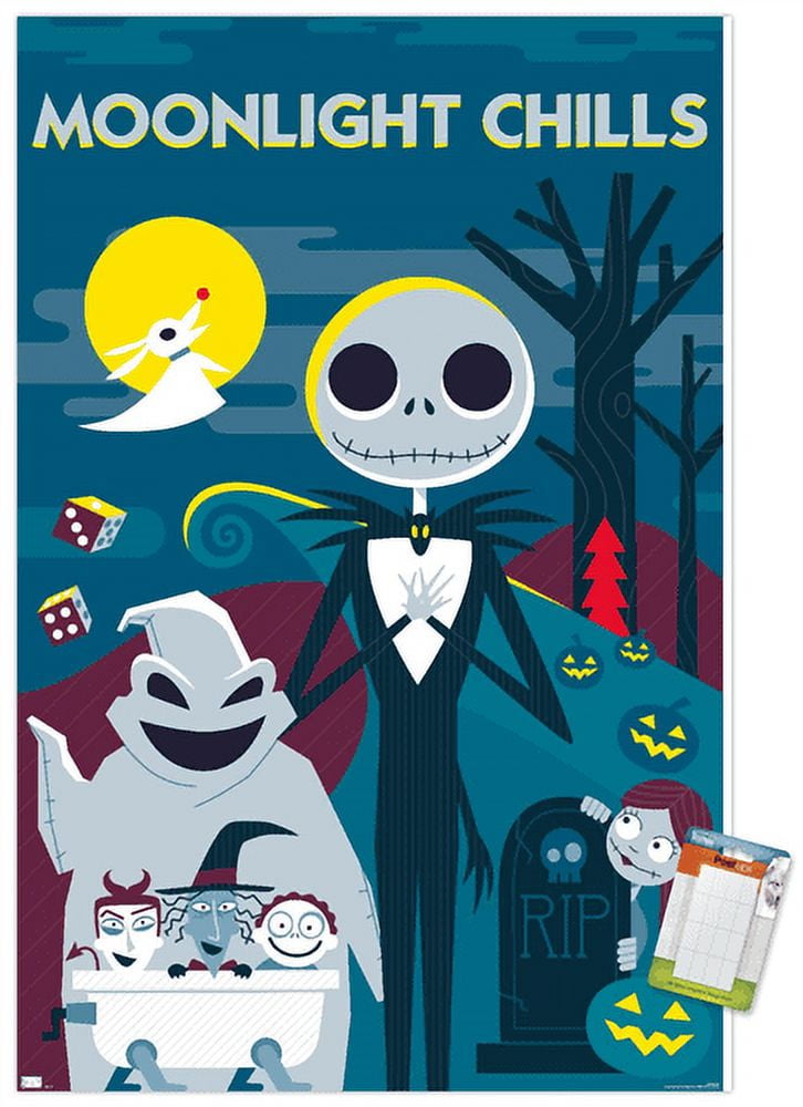 Disney Tim Burton's The Nightmare Before Christmas - Moonlight Chills ...