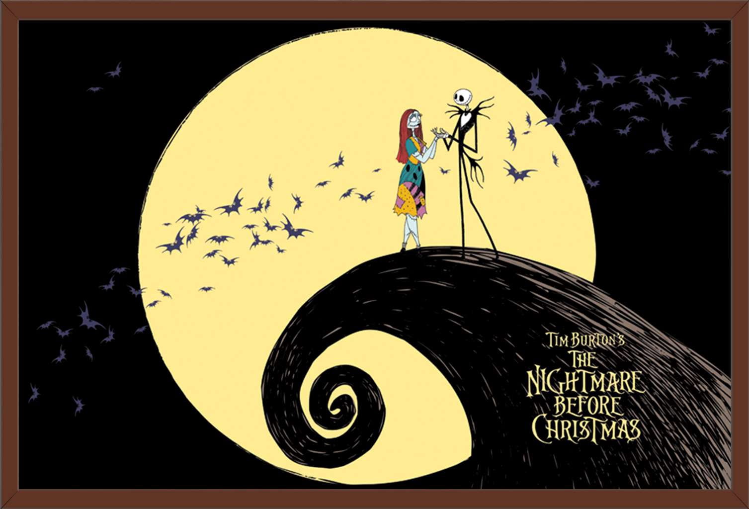 Disney Tim Burton's The Nightmare Before Christmas - Moonlight Wall ...