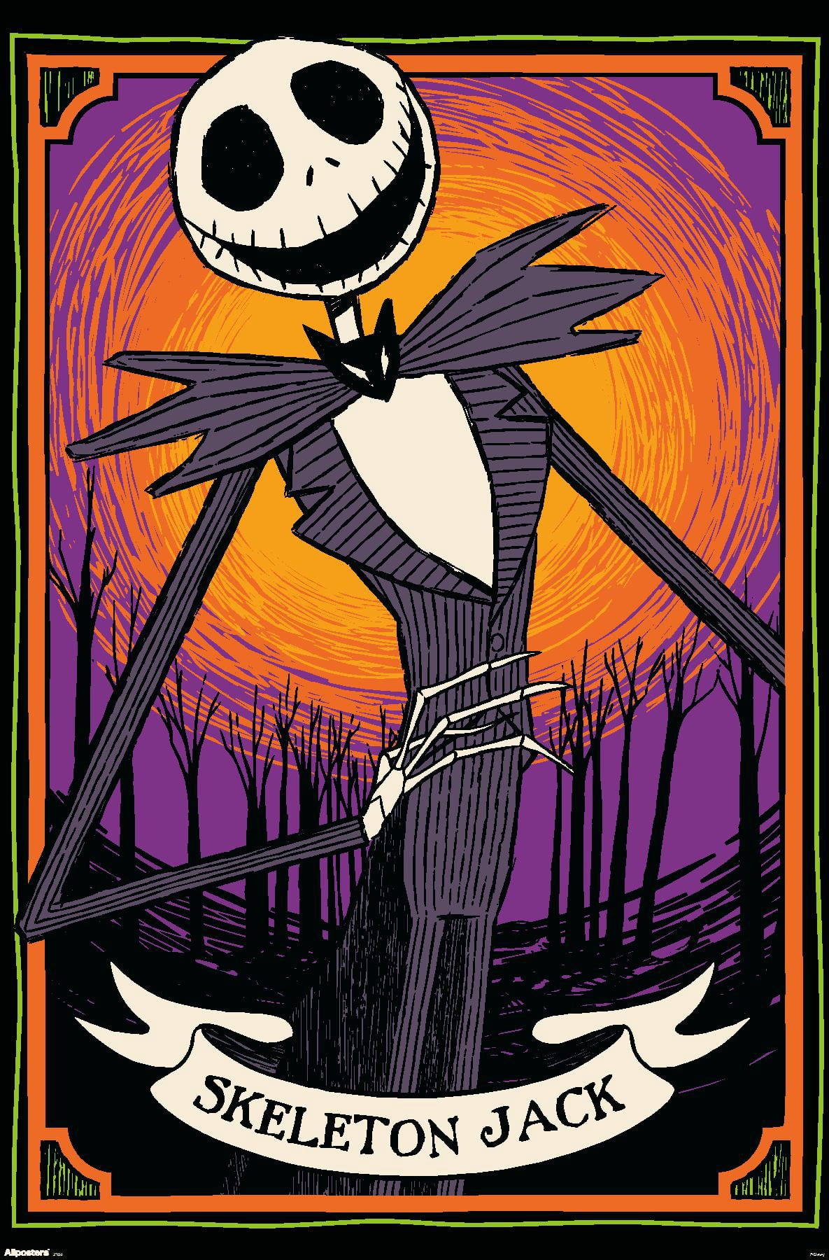 Disney Tim Burton's The Nightmare Before Christmas - Neon Wall Poster ...