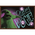 thumbnail image 1 of Disney Tim Burton's The Nightmare Before Christmas - Oogie Boogie Wall Poster, 22.375" x 34", Framed, 1 of 2