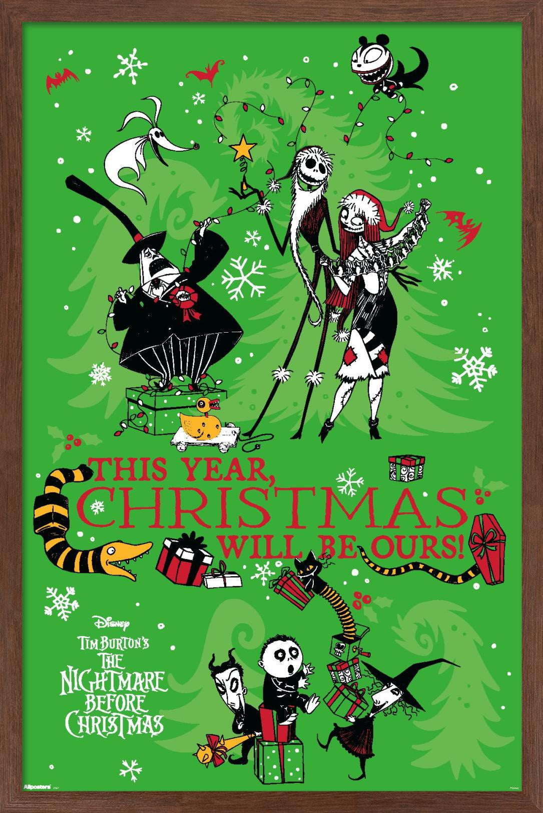 Disney Tim Burton's The Nightmare Before Christmas - Party Wall Poster ...