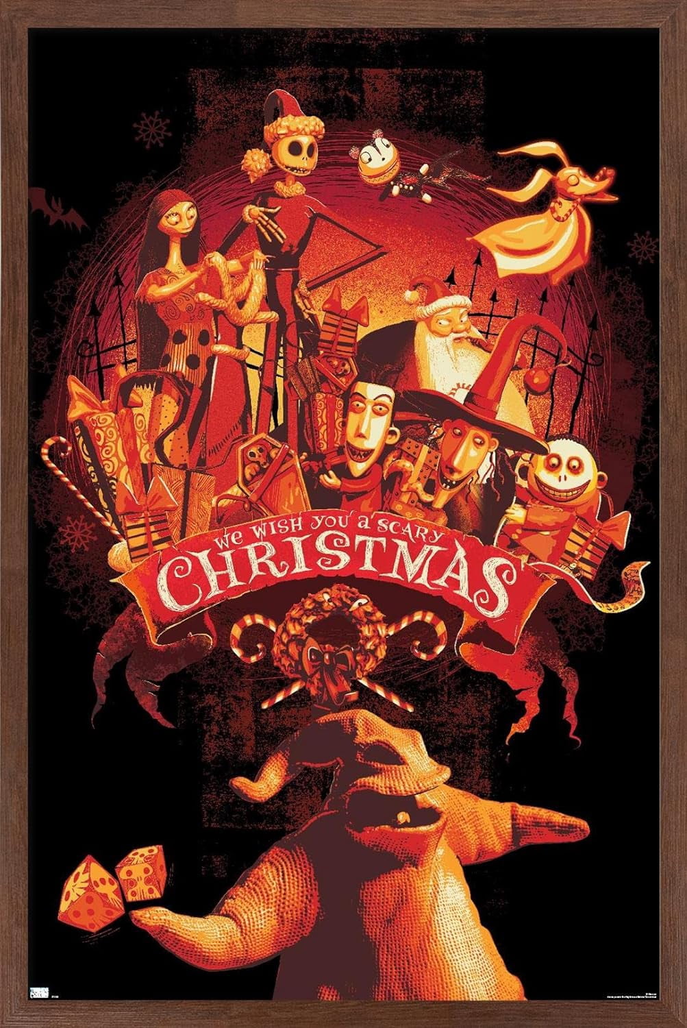 Disney Tim Burton's The Nightmare Before Christmas - Red Group Wall ...