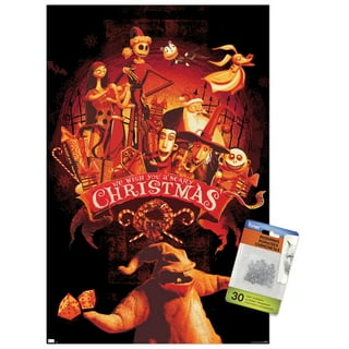 Disney Tim Burton's The Nightmare Before Christmas Wall Poster, 14.725 x  22.375 