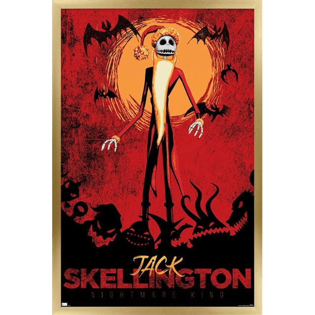 Disney Tim Burton's The Nightmare Before Christmas - Red Jack Wall ...