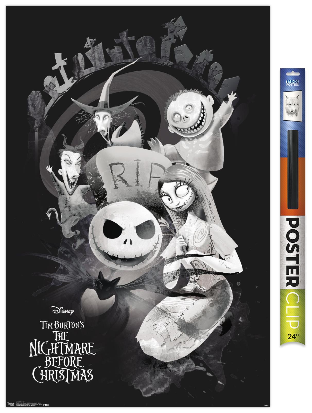Disney Tim Burton's The Nightmare Before Christmas - Rip Wall Poster ...