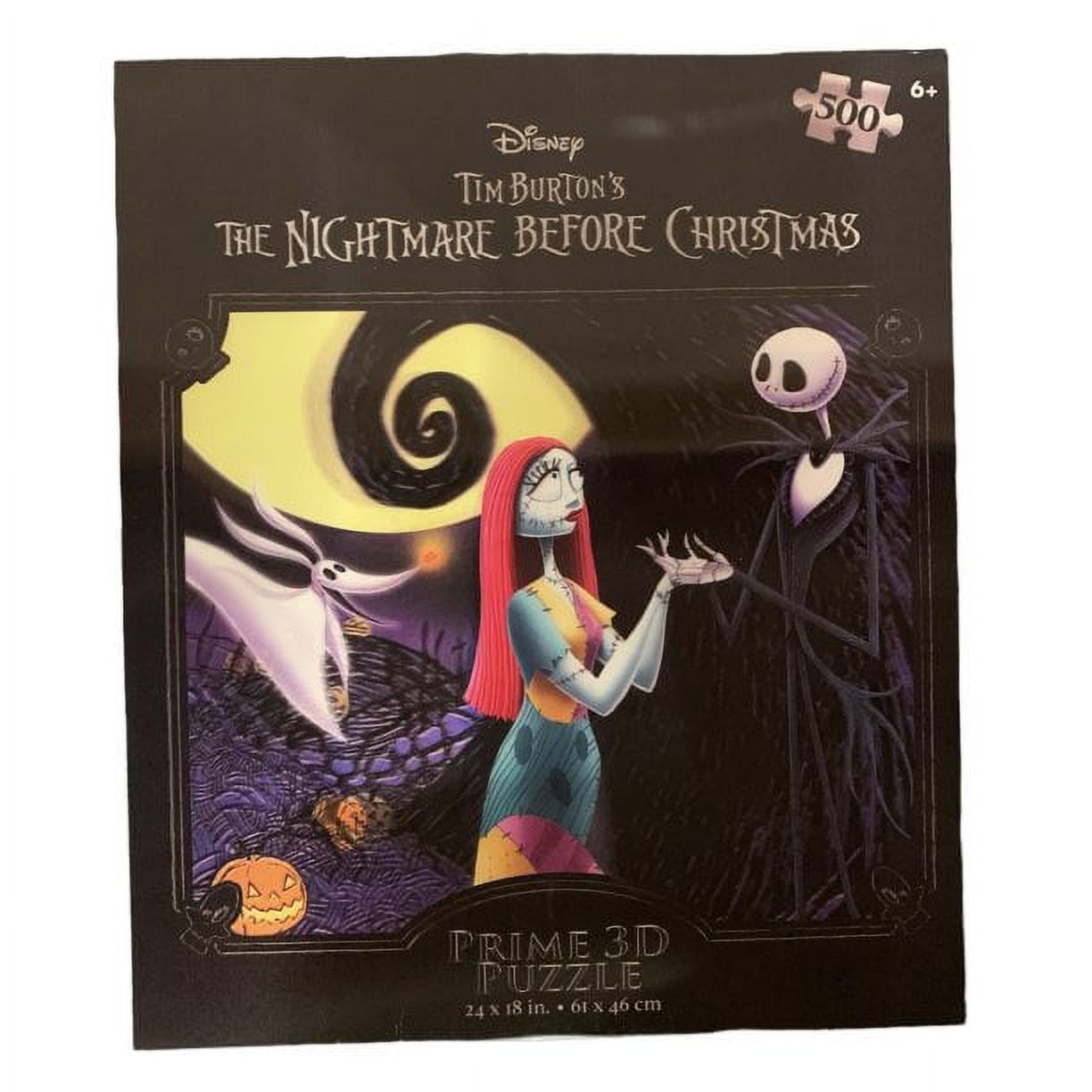 Prime 3D Disney Nightmare Before Christmas Puzzle 300 Pieces Blue