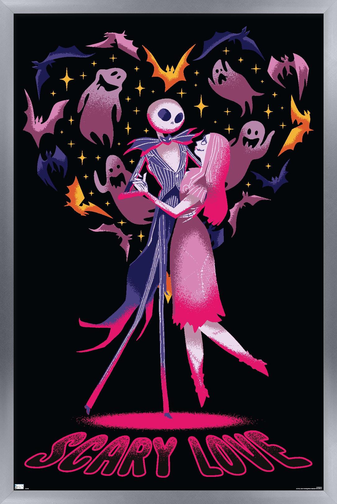 Disney Tim Burton's The Nightmare Before Christmas - Scary Love Wall ...