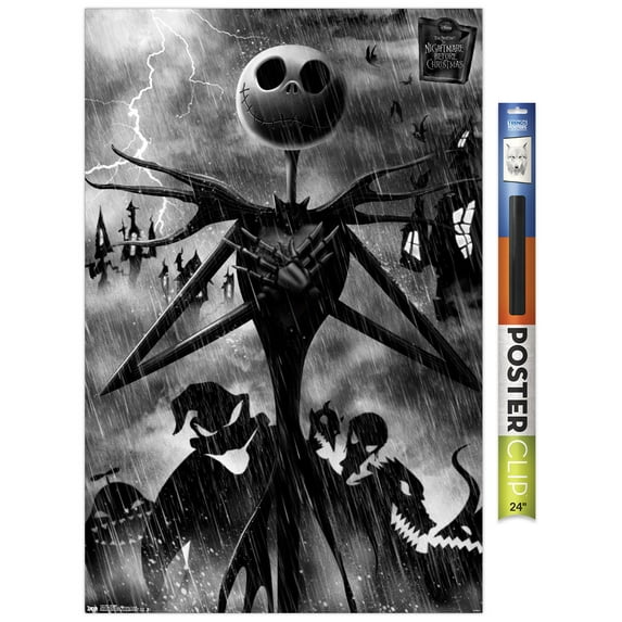 Disney Tim Burton's The Nightmare Before Christmas - Shadows Wall Poster, 22.375" x 34"