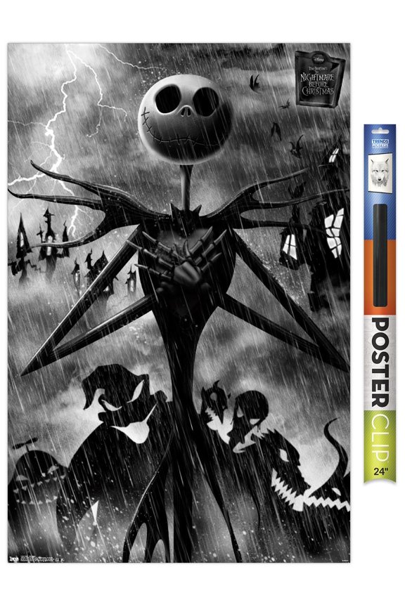 Disney Tim Burton's The Nightmare Before Christmas - Shadows Wall Poster, 22.375" x 34"