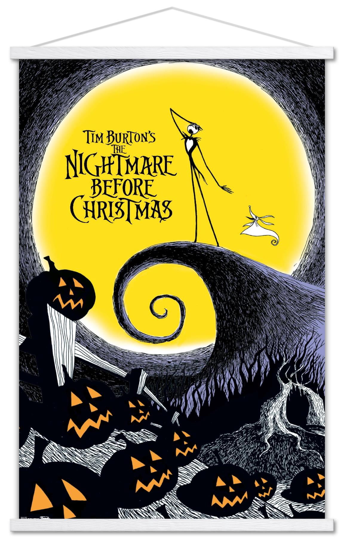 Disney Tim Burton's The Nightmare Before Christmas Wall Poster with ...
