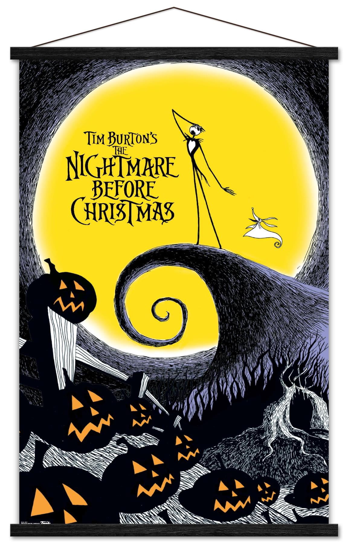 Disney Tim Burton's The Nightmare Before Christmas Wall Poster with ...