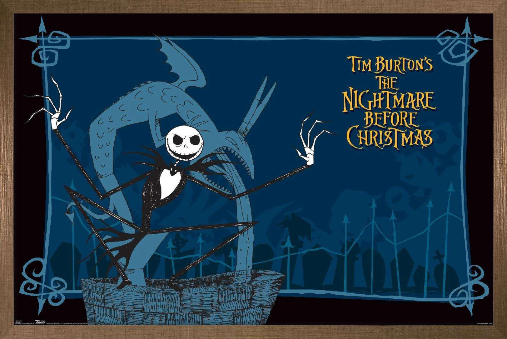 Disney Tim Burton's The Nightmare Before Christmas - Well Wall Poster ...