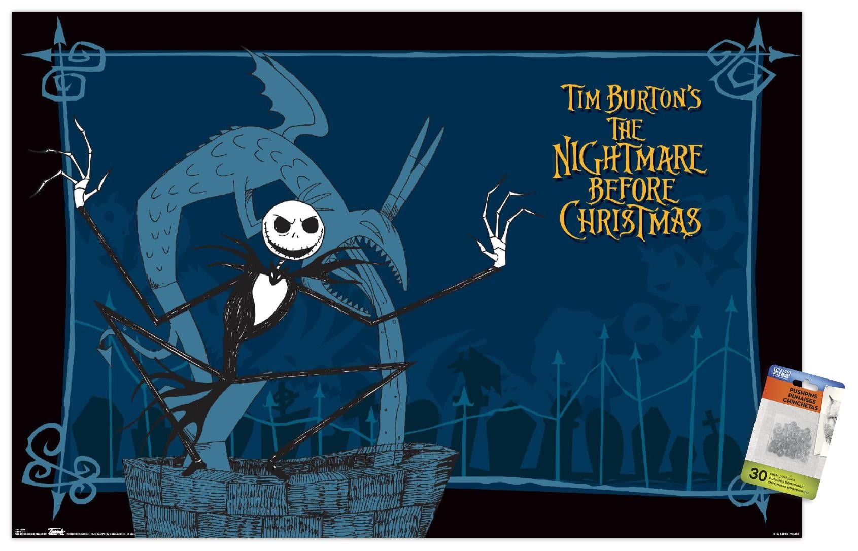 Disney Tim Burton's The Nightmare Before Christmas - Well Wall Poster ...
