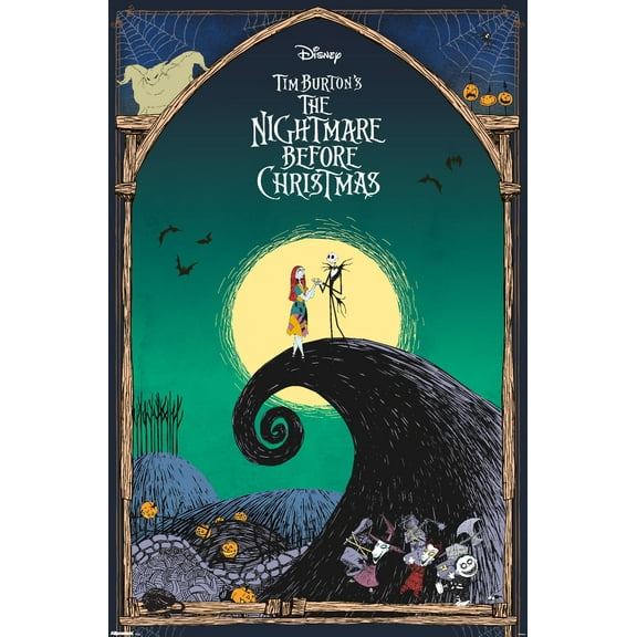 Disney Tim Burton's The Nightmare Before Christmas - Window to Love Wall Poster, 22.375" x 34"