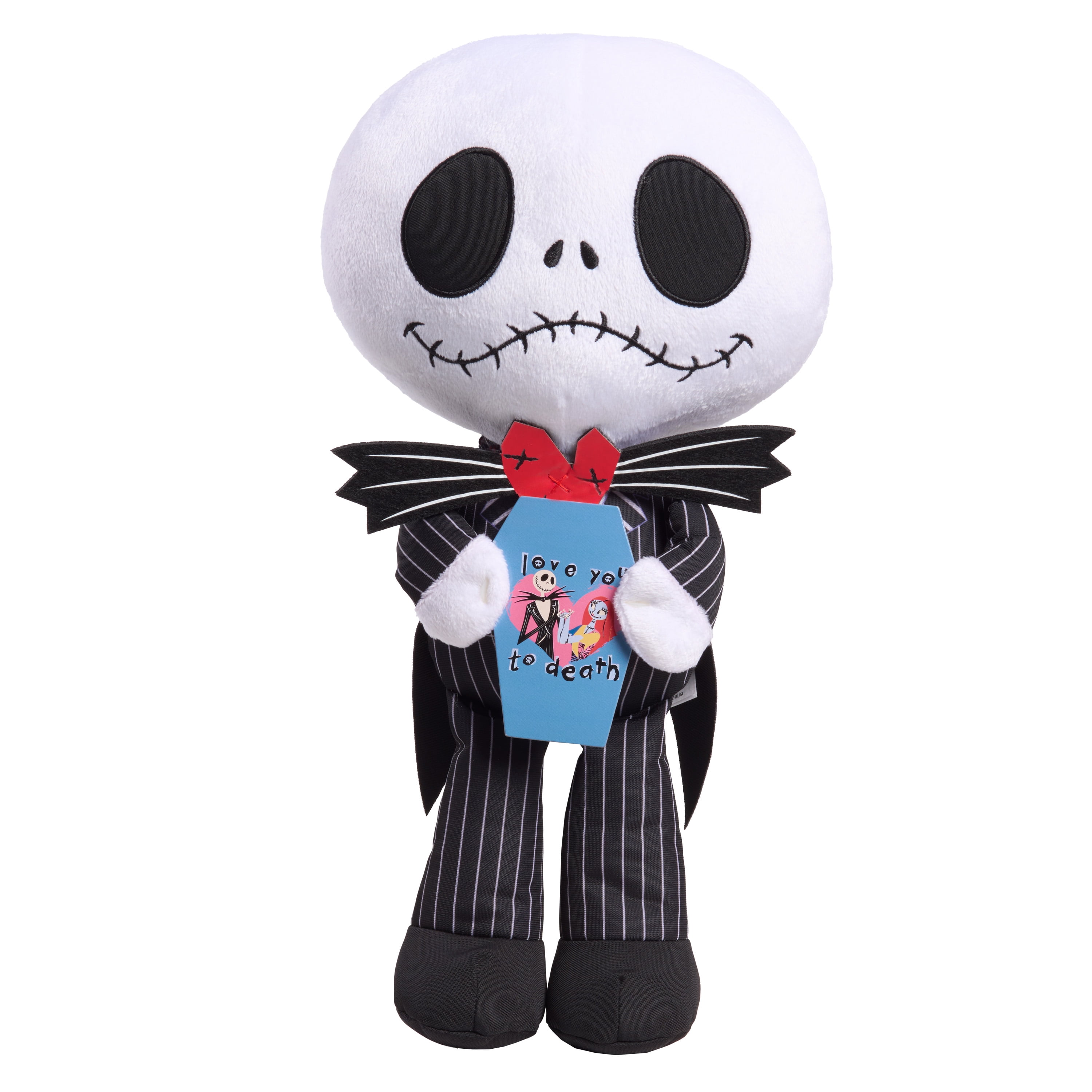 Disney Tim Burton's The Nightmare before Christmas Valentine Large Plush - Jack Skellington