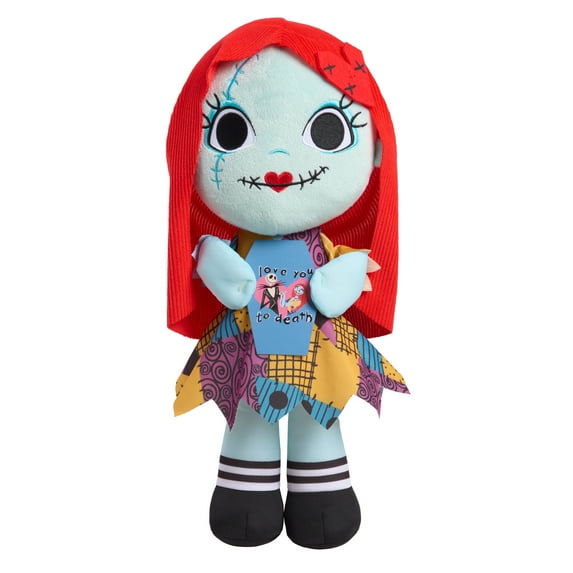 Disney Tim Burton's The Nightmare before Christmas Valentine Large Plush Sally, Kids Ages 3 and up