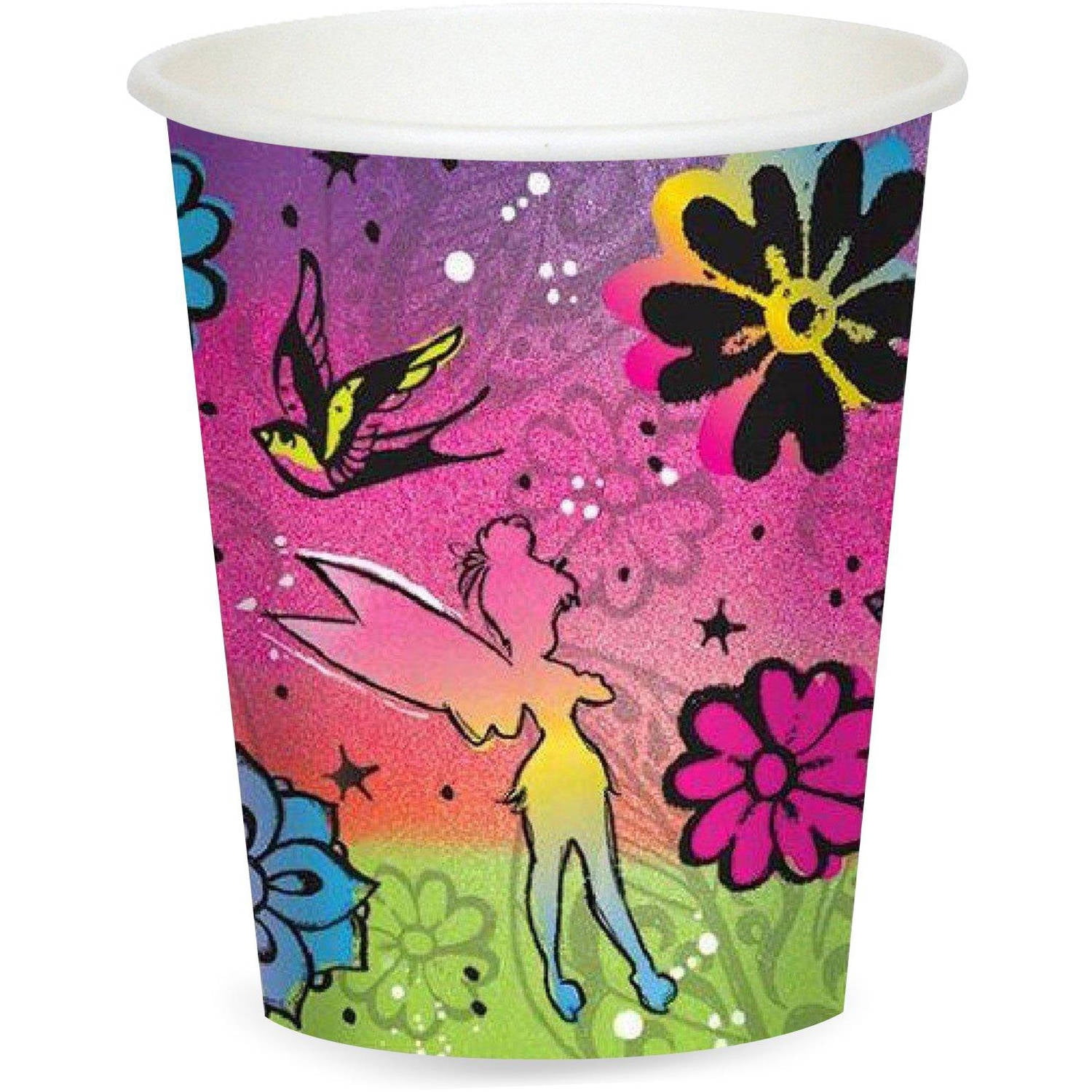 Disney Tinker Bell 9 oz Paper Cups - Walmart.com
